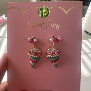 🥥PACKED PARTY SNOW CONE EARRINGS🥥